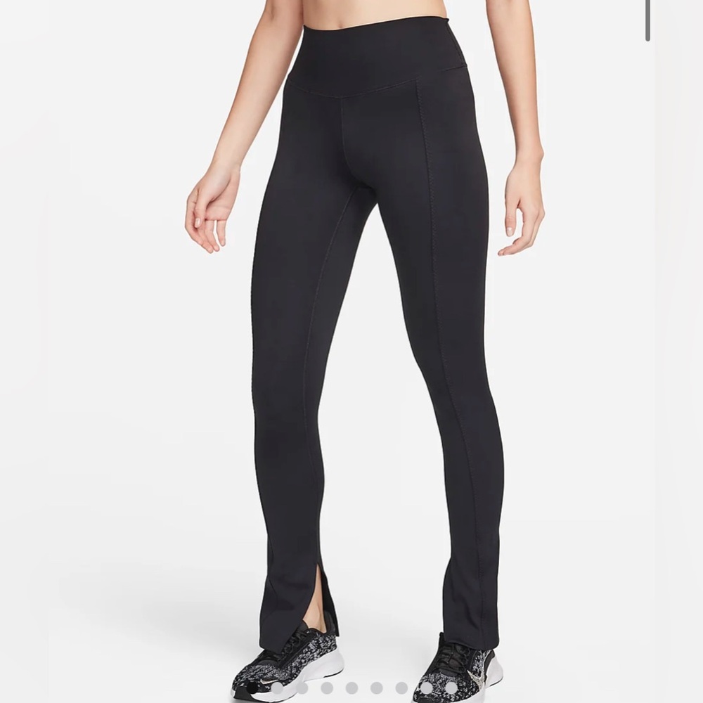 NWT Nike One Women's High Waisted Full Length Split Hem Leggings XL